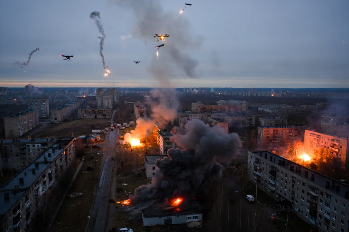Политолог объяснил причины атак беспилотников на военные объекты РФ Политолог объяснил причины атак беспилотников на военные объекты РФ