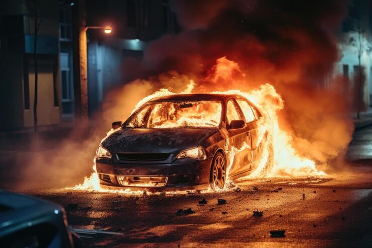 36 грузовых автомобилей уничтожено огнём в столице Германии 36 грузовых автомобилей уничтожено огнём в столице Германии
